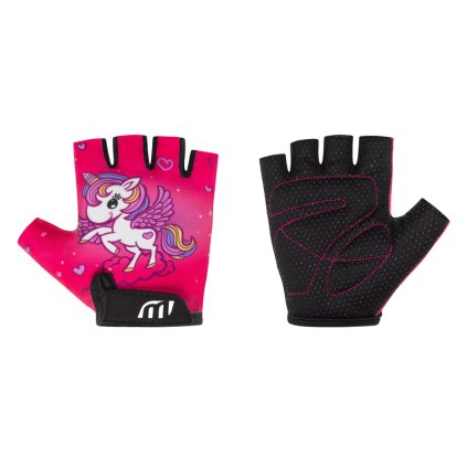 WISTA kerékpáros kesztyű gyerekeknek rózsaszín 3-4