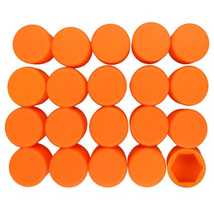 Szilikon anyaburkolatok 20db narancssárga 21 mm