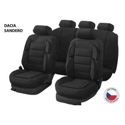 Autósülés Perfetto YL Dacia Sandero fekete