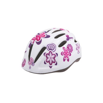 WISTA HardShell Gyermek kerékpáros sisak Fehér/Rózsaszín XS/S (48-52cm)