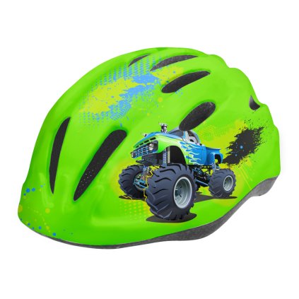 WISTA Gyermek keményhéjú kerékpáros sisak zöld S/M (52-56 cm)