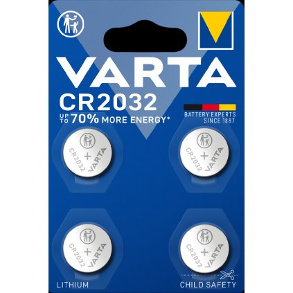 VARTA CR 2032 4pack akkumulátor