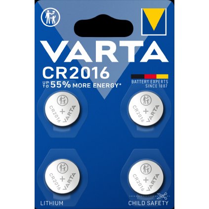 VARTA CR 2016 4 csomag akkumulátor