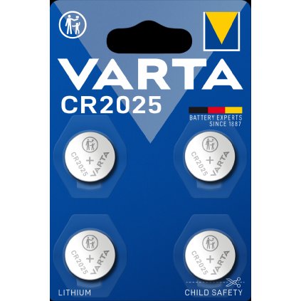 Akkumulátor VARTA CR 2025 4pack