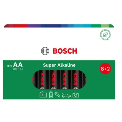 Bosch Super Alkaline AA, LR6 10db
