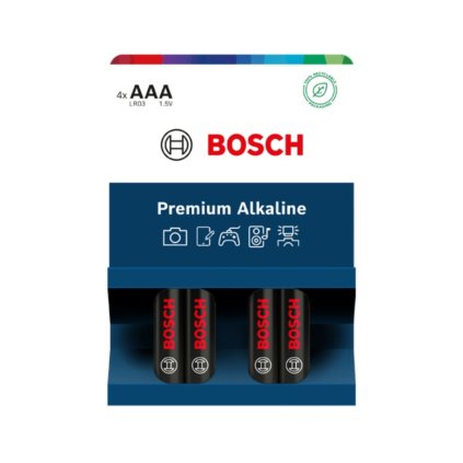 Bosch Premium Alkaline AAA, LR03 4db