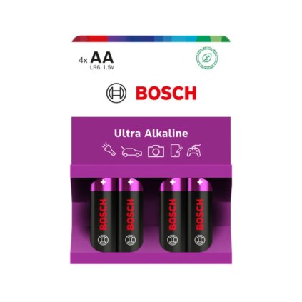 Bosch Ultra Alkaline AA, LR6 4db