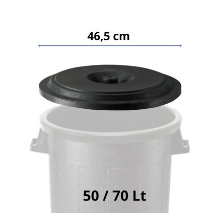 Fedél 50/70 literes hordókhoz
