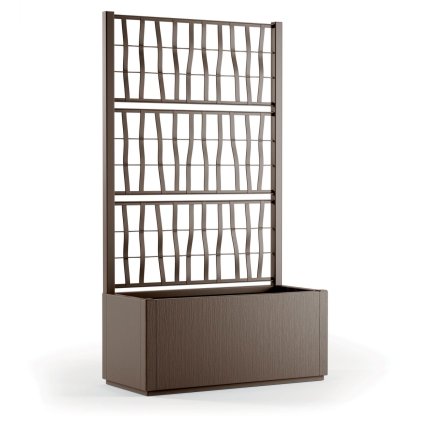 ETHICA virágtartó rácsos/rácsos virágtartó 80cm, világosszürke