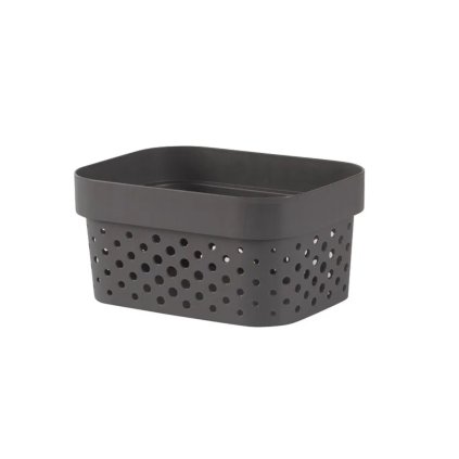 Tárolódoboz INFINITY 1,4L, perforált szürke