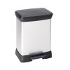 Hulladékgyűjtő Deco kuka ezüst 18L+10L