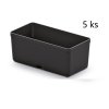 5 darabos műanyag szerszámos doboz készlet UNITE BOX 110x55x132 fekete