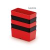 5 darabos műanyag szerszámos doboz készlet UNITE BOX 110x55x132 fekete