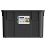 Moduláris szállítódoboz X BLOCK PRO fekete 544x362x300