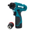 XTLINE Akkus fúrógép 10,8 V, 25 Nm + 2 db 2.0 Ah akkumulátor + tartozékok 13 db alkatrész