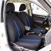 Autóülés huzatok CHARLES fekete/kék 2db