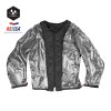 FIORANO női moto dzseki textil szürke / fehér S
