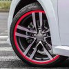 Ragasztócsíkok kerékpárhoz RIM STICKERS 17-20" króm