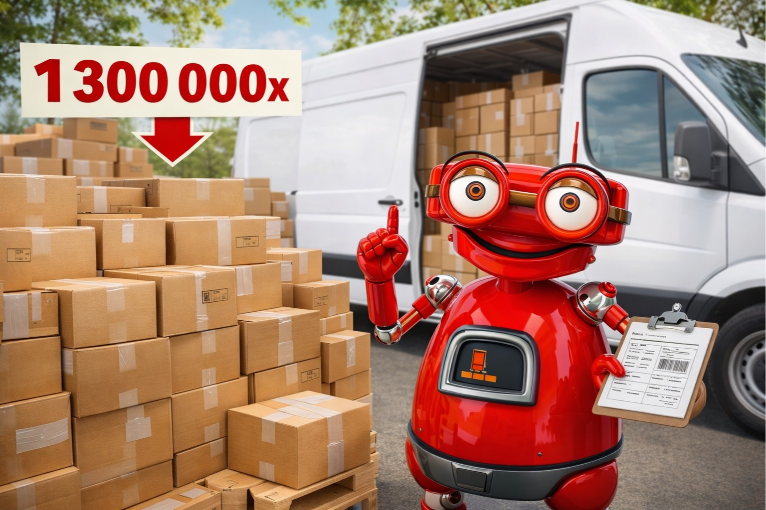 Viac ako 1 300 000 zásielok