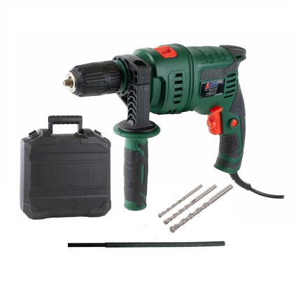 Príklepová vŕtačka 710W v kufri