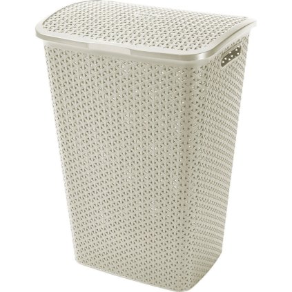 Kôš na špinavú bielizeň MY STYLE 55l krémovo biela