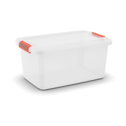 K Latch Box L 43 l priehľadná / oranžová