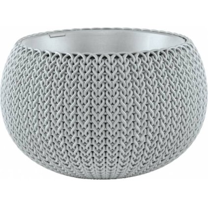 Kvetináč COZY S, sivý