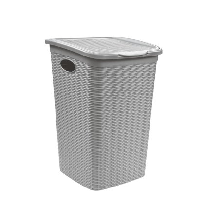 Kôš na bielizeň Elegance 50 l, šedý