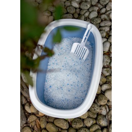 Toaleta/WC pre mačky otvorená