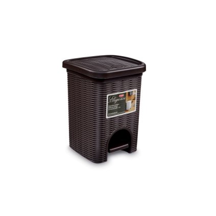 Odpadkový kôš do kúpeľne Elegance 6 l, hnedý