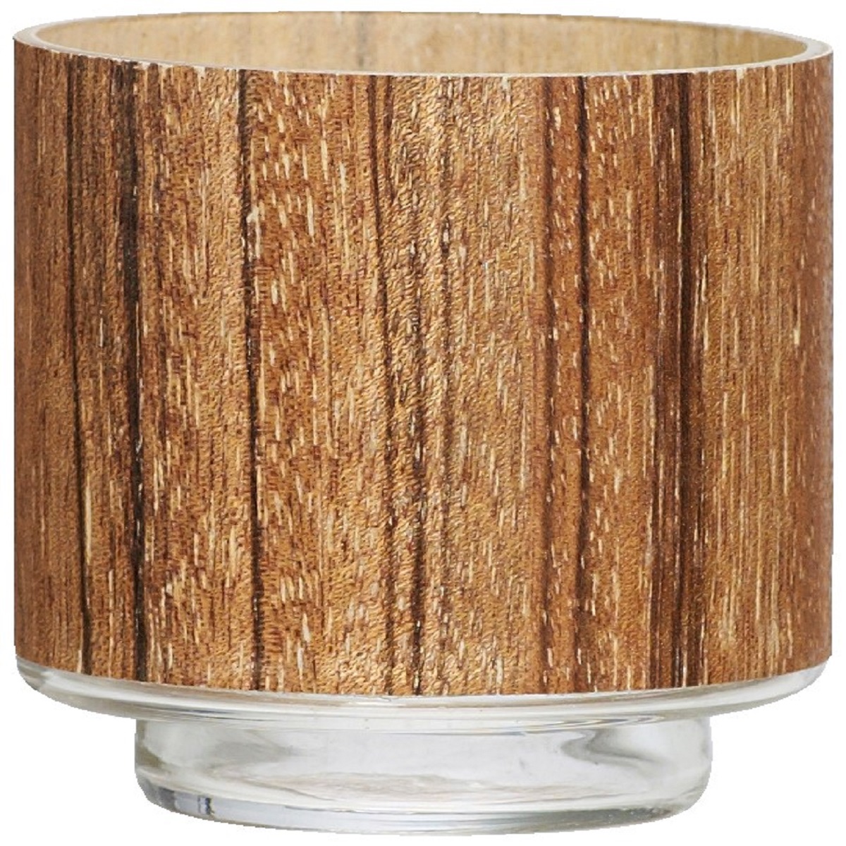 BOLSIUS Svietnik na čajovú sviečku GLOW brown