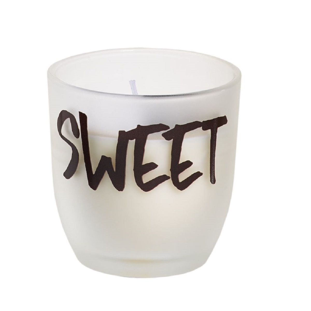 SPAAS Sviečka v skle s nápisom - SWEET