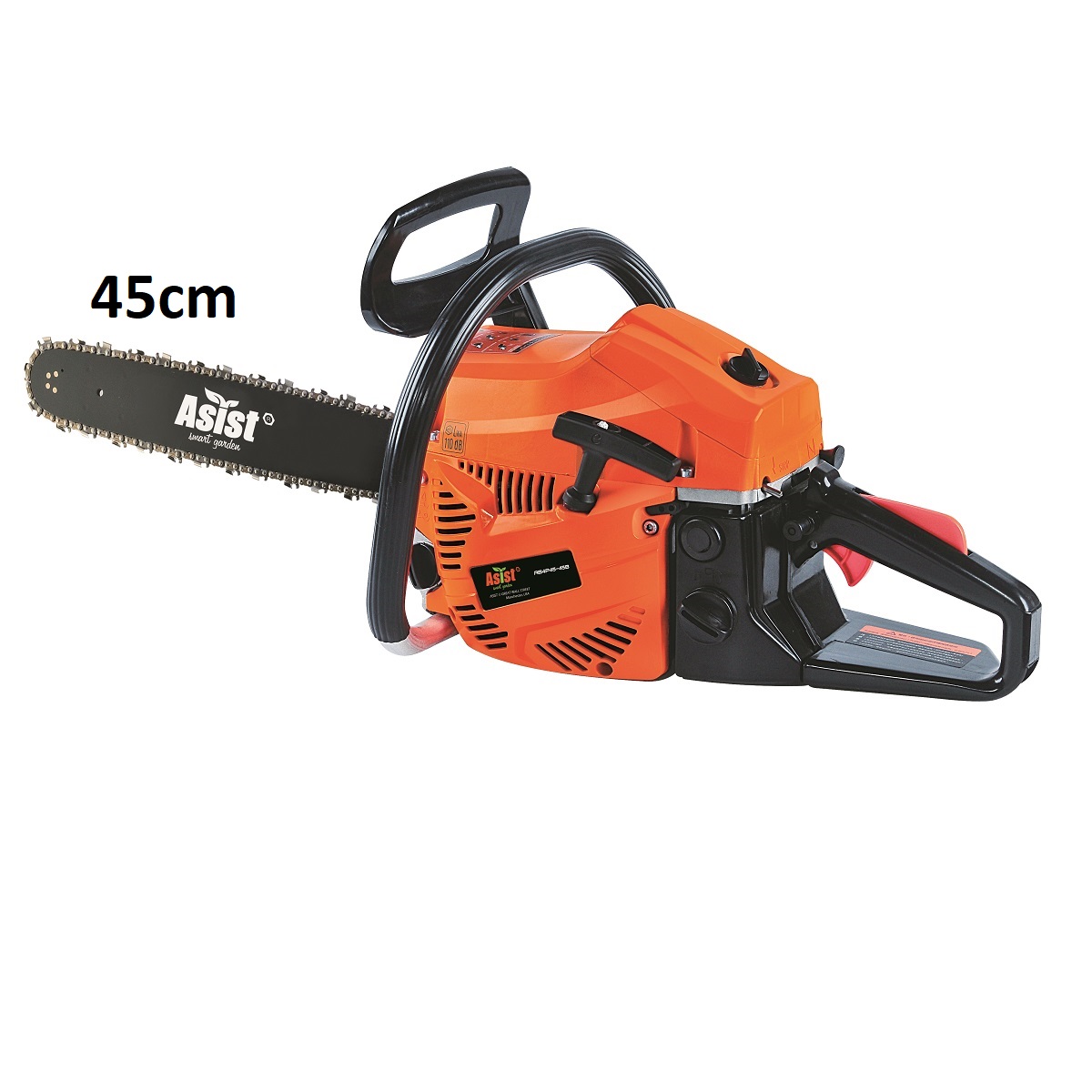 ASIST smart garden Benzínová reťazová píla 45CC, 45cm Poškodený obal: Áno
