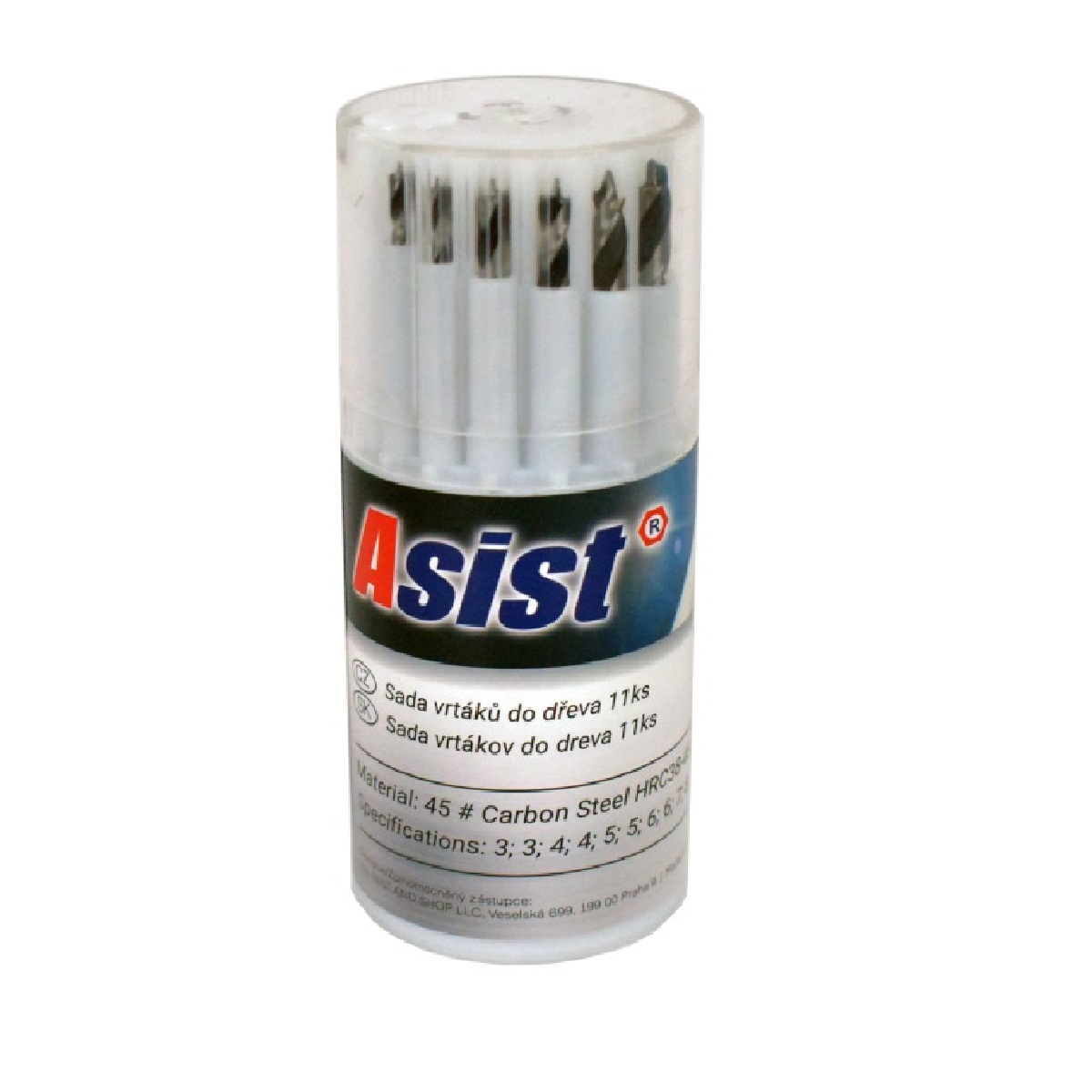 ASIST Sada vrtákov do dreva 11ks