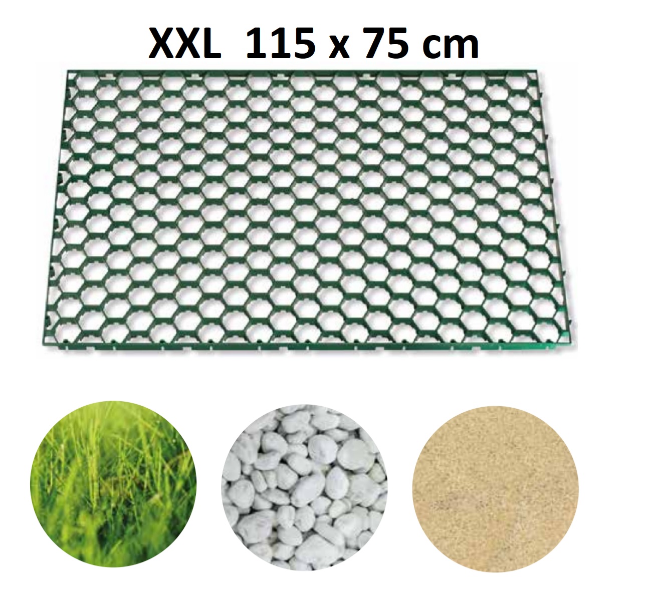 ARTPLAST Zatrávňovacie rohož zelená 1150x750x30 mm