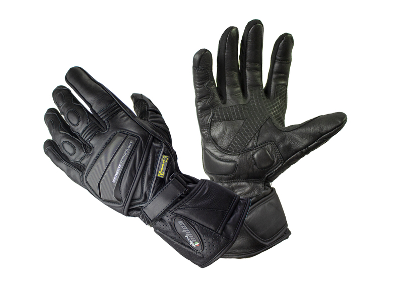 Cappa Racing Rukavice moto DETR IT kožené dlhé čierne M Array: M