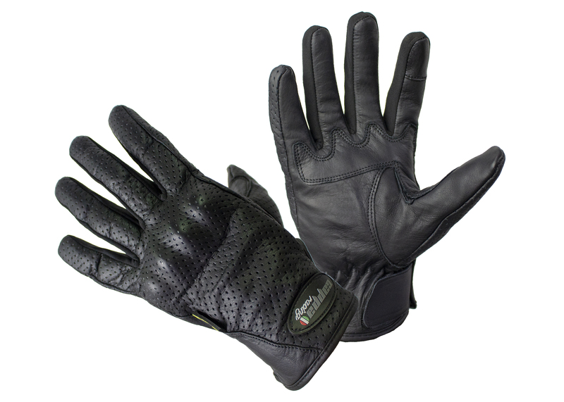 Cappa Racing Rukavice moto MASS CE kožené krátke čierne XS Array: 3XL