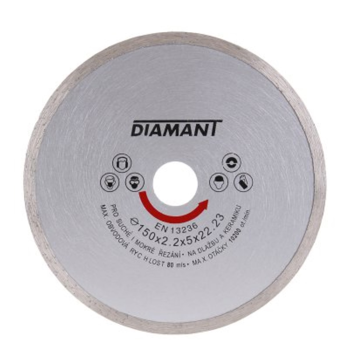 FESTA Diamantový kotúč DIAMANT 150 × 2,2 × 22,2 mm, plný