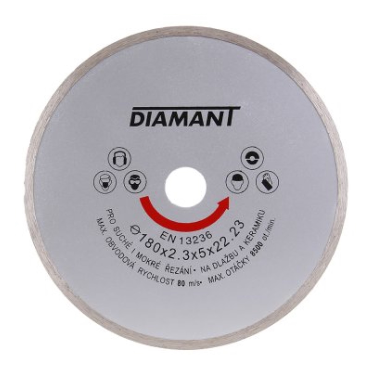 FESTA Diamantový kotúč DIAMANT 180 × 2,3 × 22,2 mm, plný
