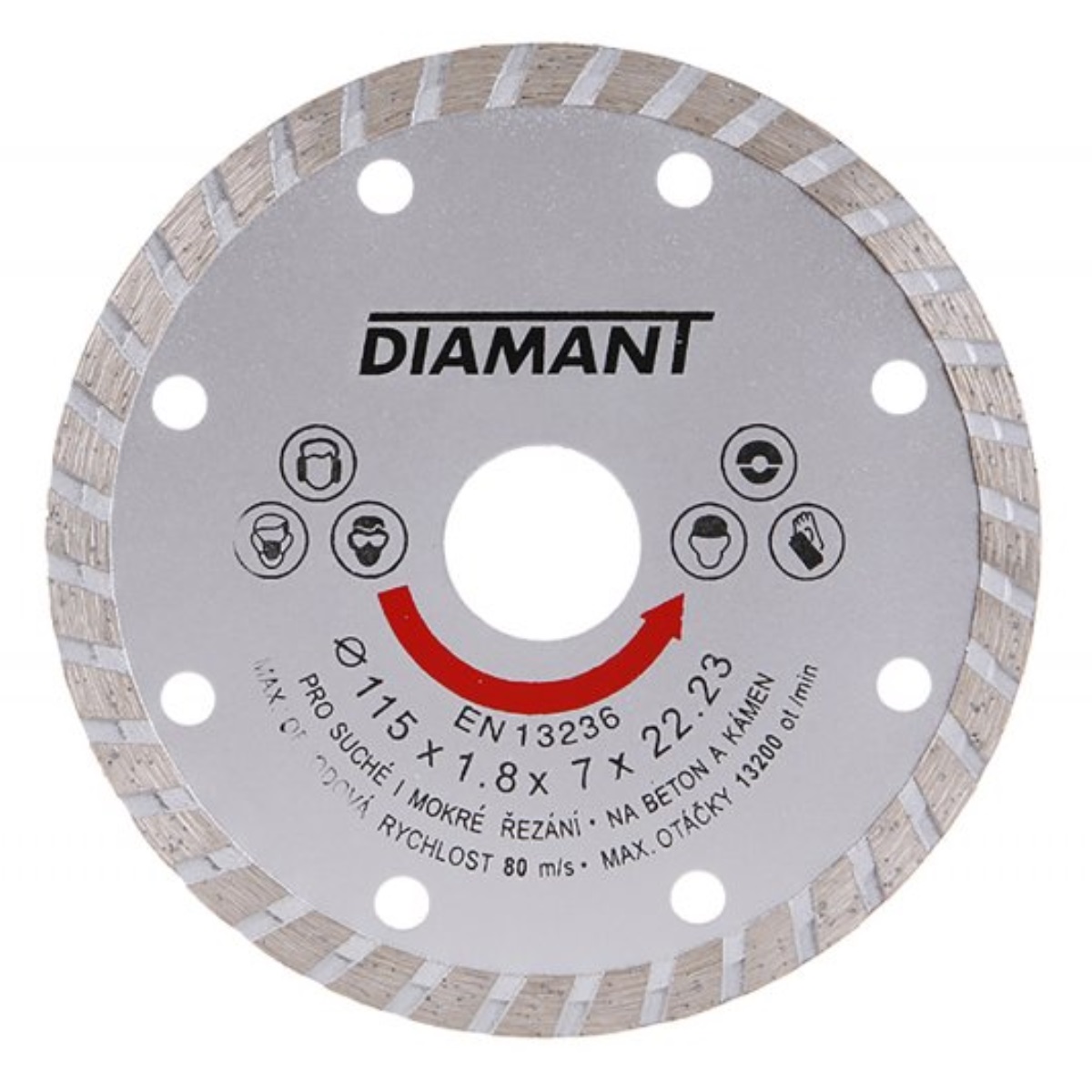 FESTA Diamantový kotúč DIAMANT 115 × 1,8 × 22,2 mm TURBO
