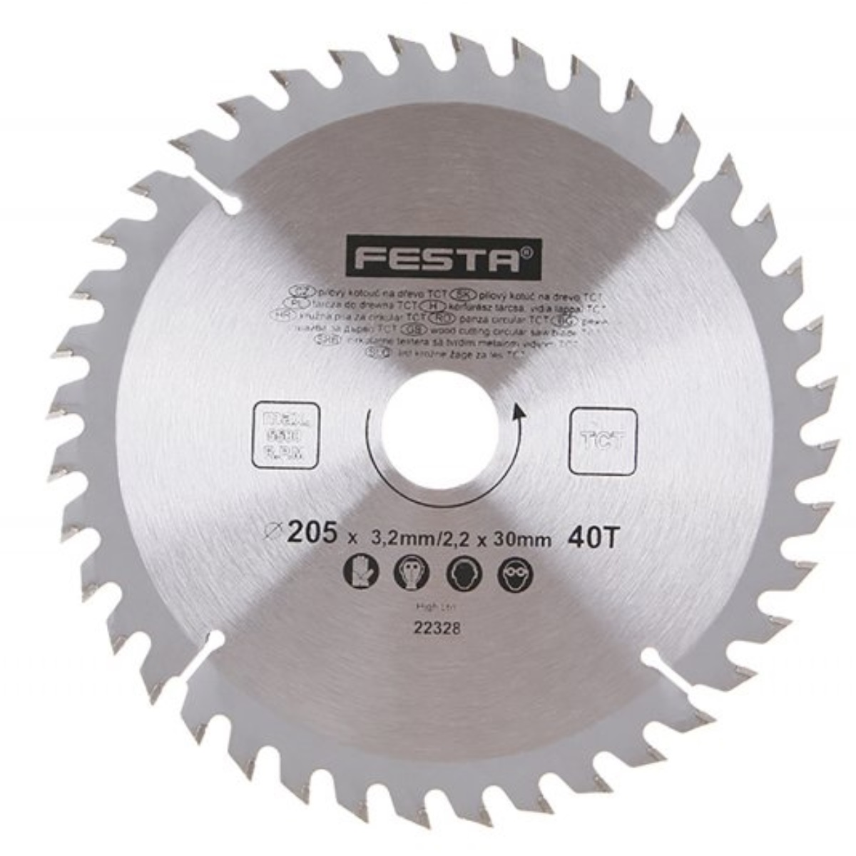 Kotúč pílový FESTA SK 205/3.2/30mm 40T