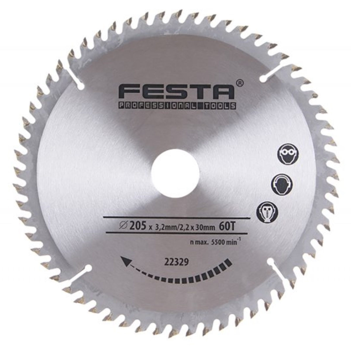 Kotúč pílový FESTA SK 205/3.2/30mm 60T