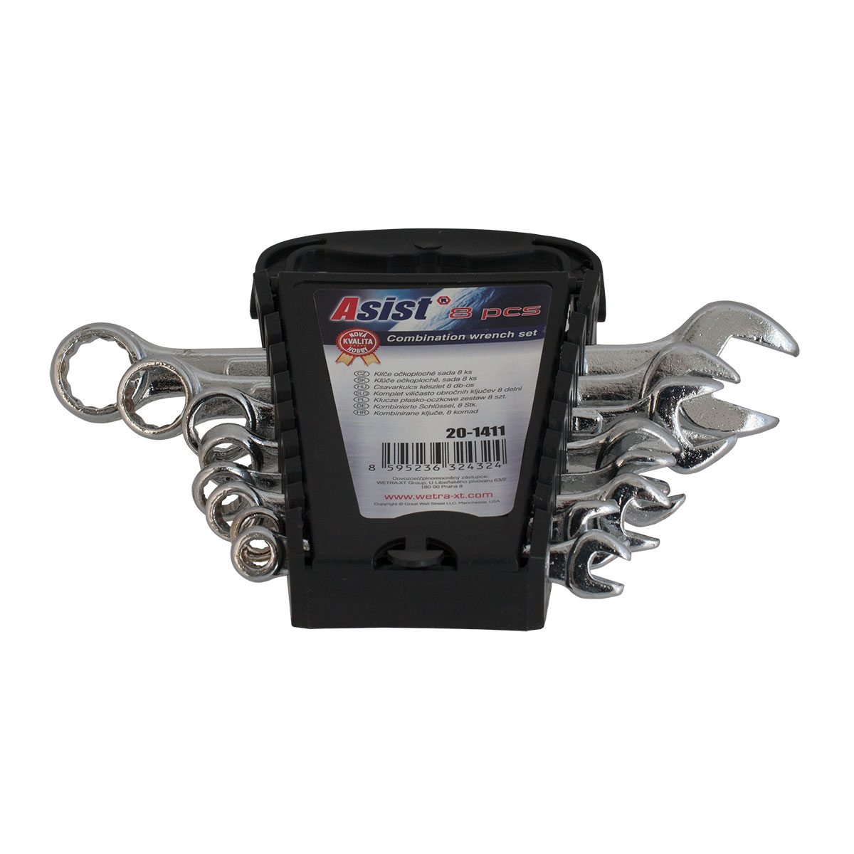 ASIST Kľúče očkoploché sada 8 ks Poškodený obal: Nie