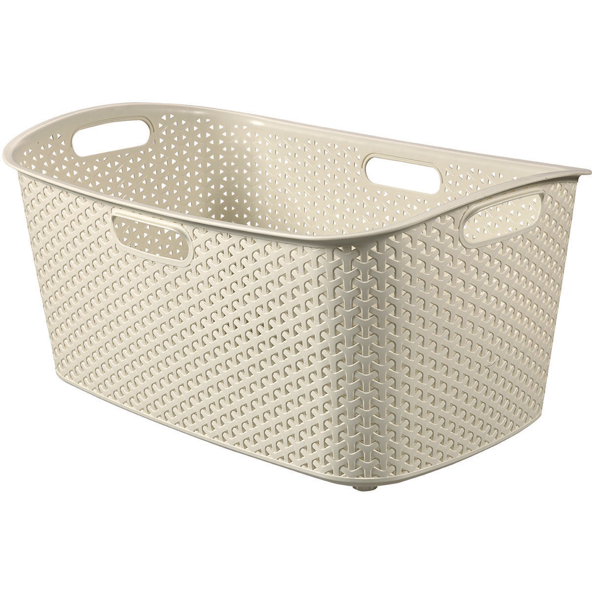 Curver Kôš na čistú bielizeň MY STYLE 47l krémovo biela