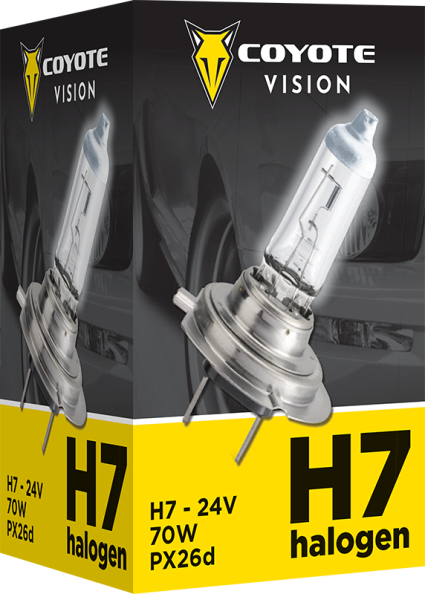 Žiarovka 24V H7 70W COYOTE VISION