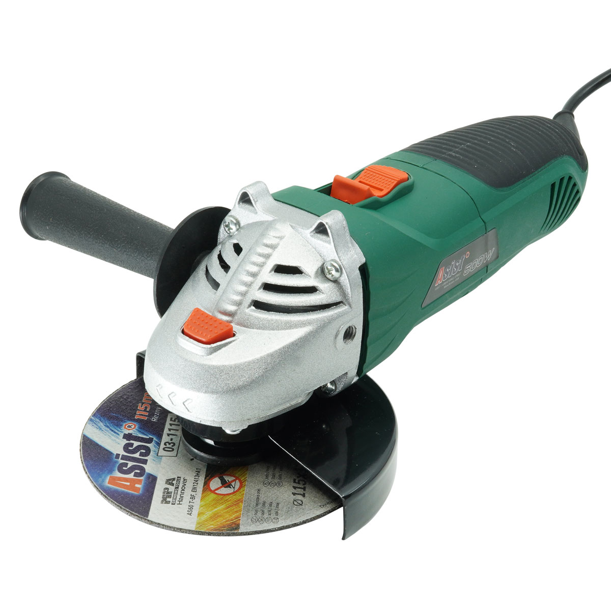 ASIST Uhlová brúska 500W, 115mm Poškodený obal: Áno