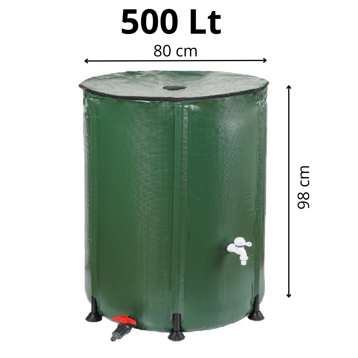 ASIST smart garden Skladací sud na vodu 500L Array: S