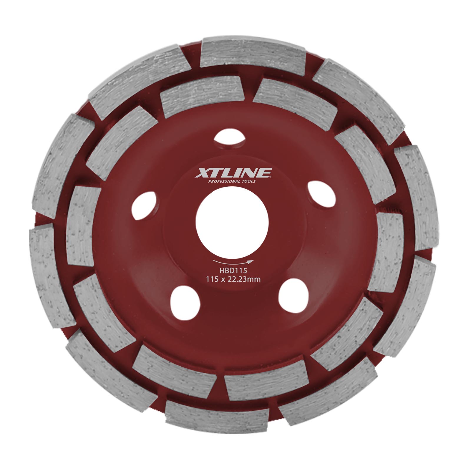 XTline Diamantový brúsny kotúč 125x22,2 mm