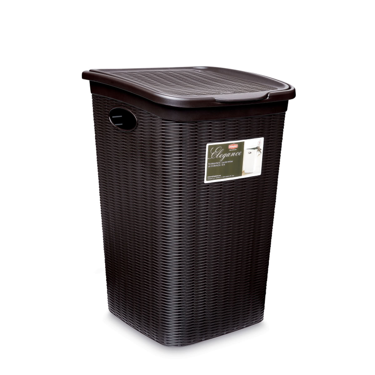 STEFANPLAST Kôš na bielizeň Elegance 50 l, hnedý