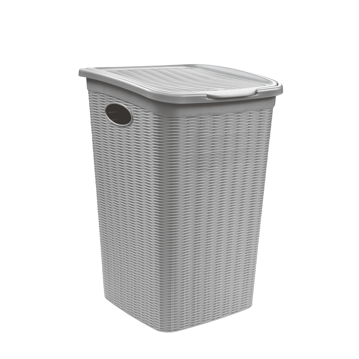 STEFANPLAST Košík na bielizeň Elegance 50 l, sivý